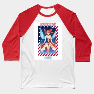 Soaring American Fairy Baseball T-Shirt